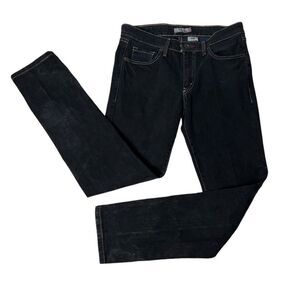LEVIS 503 Jeans Black Skinny 5 Pockets Light Stretch Womens Size 7